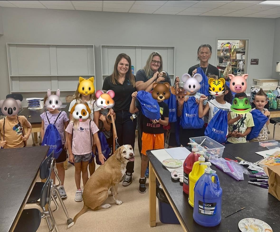 Last week our Executive Director had the honor of presenting to the kiddos at Lutz Preparatory School during summer camp on behalf of Frankie's Friends! 